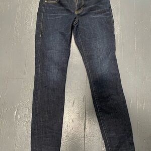 CAbi Women's Straight Leg Jeans - Dark Blue